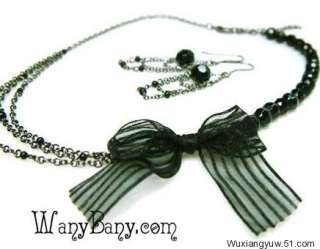 100 Korean Fashion lace bow necklace  
