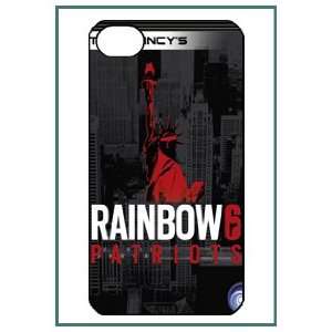  Rainbow 6 Game Funny Style Pattern iPhone 4 iPhone4 Black 
