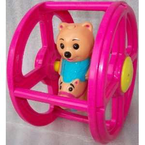  Pink Roll Along Musical Animal Baby Toy Toys & Games