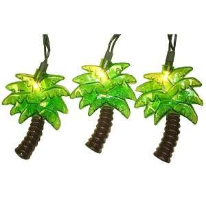  Set of 10 Tropical Green Palm Tree Party Patio Christmas 