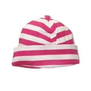  Wide Stripe Hat by Zutano   Fuchsia   6 12 Mths Baby