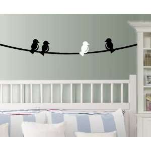  White Bird on Wire Be Different Wall Decal