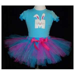    Initial Me Fuzzy Bunny Toddler Tutu Girls Clothes 2T 5/6 Baby