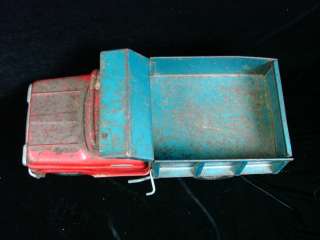 Vintage Tonka Toys Red Dump Truck Sand Loader Children Red Blue Old 
