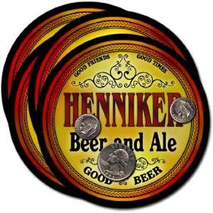  Henniker, NH Beer & Ale Coasters   4pk 