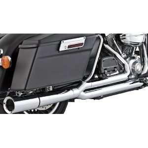  Vance & Hines 2 into 1 Pro Pipe Chrome Exhaust System For 
