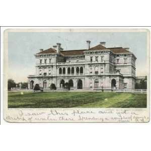  Reprint Breakers, Vanderbilt Residence, Newport, R. I 1898 