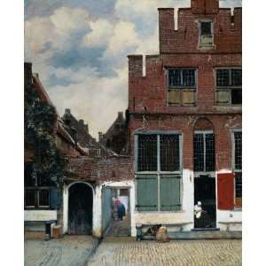  Acrylic Fridge Magnet Vermeer View of Houses in Delft 
