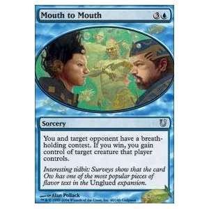  Magic the Gathering   Mouth to Mouth   Unhinged   Foil 