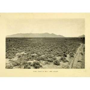  1912 Print Great Salt Lake Desert Utah Trail Silver Island Mountain 