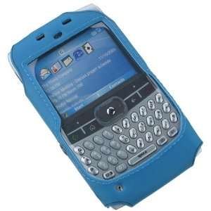  Motorola Q Monaco Rubber Trim Case   Sky Blue Cell Phones 
