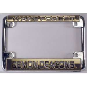   Deacons Chrome Motorcycle RV License Plate Frame