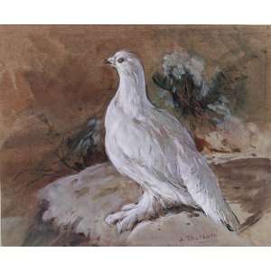  Hand Made Oil Reproduction   Archibald Thorburn   24 x 20 