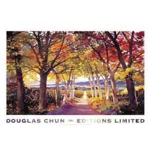  Autumn Path artist Douglas Chun 24x36