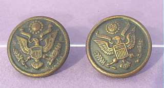 Vintage US ARMY Great Seal Eagle Shield Military Uniform BUTTON 