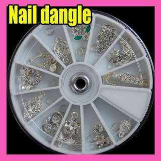 12 pcs Nail Dangle Nail Art Decoration Jewelry F292  