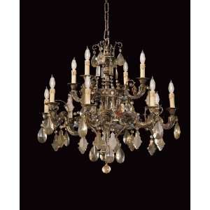    Chandelier   Dark Flemish Highlighted Finish