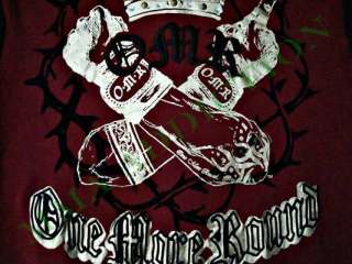 One More Round Skull Knight hoodie MMA Size M  