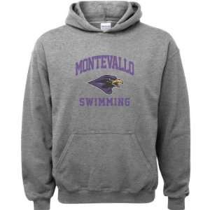 Montevallo Falcons Sport Grey Youth Varsity Washed Swimming Arch 