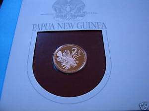 ORNATE BUTTERFLY COD FISH 2 TOEA 1975 PROOF COIN  