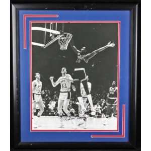  Wilt The Stilt Chamberlain Signed 16x20 Framed Psa/dna 