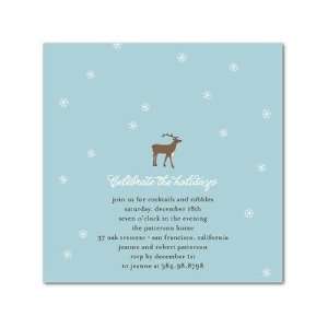  Holiday Party Invitations   Cool Snowfall By Petite Alma 