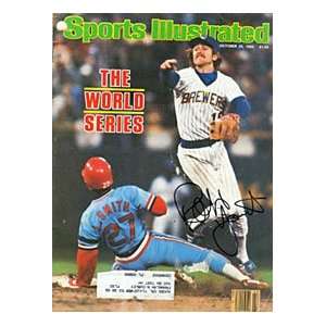 Robin Yount Autographed / Signed Sports Illustrated Magazine October 