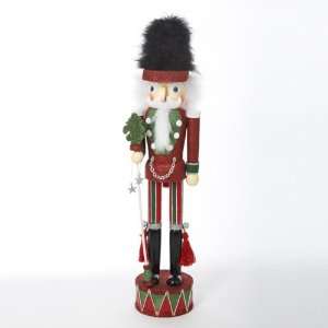  28 Hollywood Red and Green Striped Christmas Nutcracker 