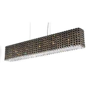   Refrax Strip Crystal Eleven Light Down Lighting Isl