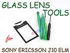 Replacement Main Front Glass Cover Lens+Tools for Sony Ericsson J10i 