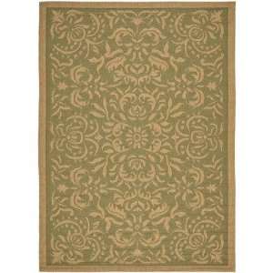  Safavieh Courtyard Collection CY6634 44 Green and Natural 