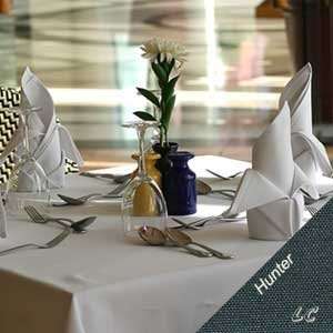   Each 52x52 Hunter Restaurant Tablecloths Diplomat MJS