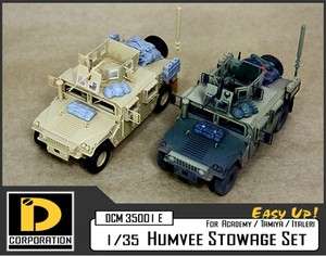 Stowage Set for Humvee Series Up Date SET / Academy 1/35 M1151 Humvee 