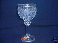 Anna Hutte Crystal, Unknown Pattern, (2) Water Goblets  