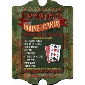  House of Cards Personalized Vintage Pub Sign