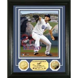   Dodgers Clayton Kershaw Gold Coin Photo Mint