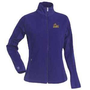   Antigua Womens Sleet Full Zip Jacket Dark Purple