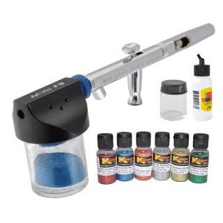 Mini Flake Buster and Iwata 4200 Airbrush & 2 Glass Bottles with FREE 