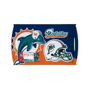 BSS)   MotorHead Products   Miami Dolphins NFL Melamine Serving Tray 
