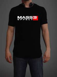 Mass Effect 3   Tee T Shirt BLACK  