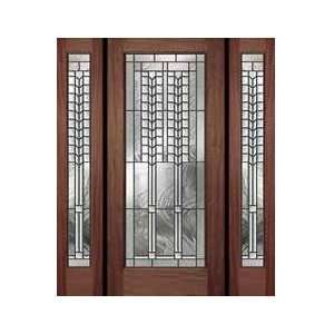  Exterior Door Cordova Full Lite with 2 Sidelites
