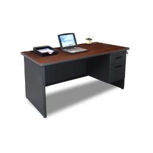  60 x 30 Single Pedestal Steel Desk GCA004 Office 