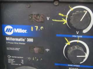 Miller Millermatic 300 Mig Welder 300amp with gun 2004  