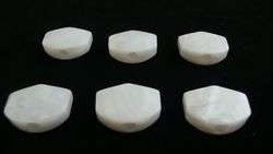 Gotoh Guitar Tuner Pearl White Buttons 6ps FR18W  