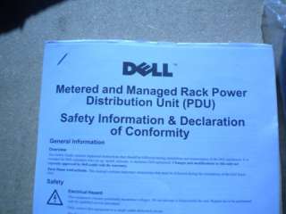 Dell PDU 6808 Metered & Managed Rack 208VAC  