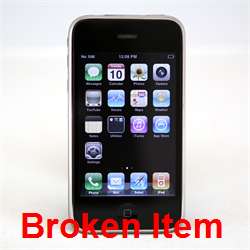 Apple iPhone 3G 8GB BROKEN (AT&T) 4.2.1   Black 607375045287  