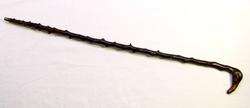 Unusual Antique Irish Blackthorn Shillelagh Cane Walking Stick C 1890 