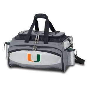  Miami Hurricanes Vulcan Tailgating Cooler and Propane BBQ 
