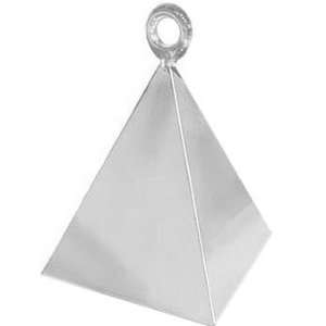  Just For Fun Balloon Weight (Pyramid)   Silver Toys 