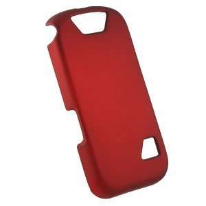  Premium Rubberized Red Snap On Cover for ZTE Salute F350 